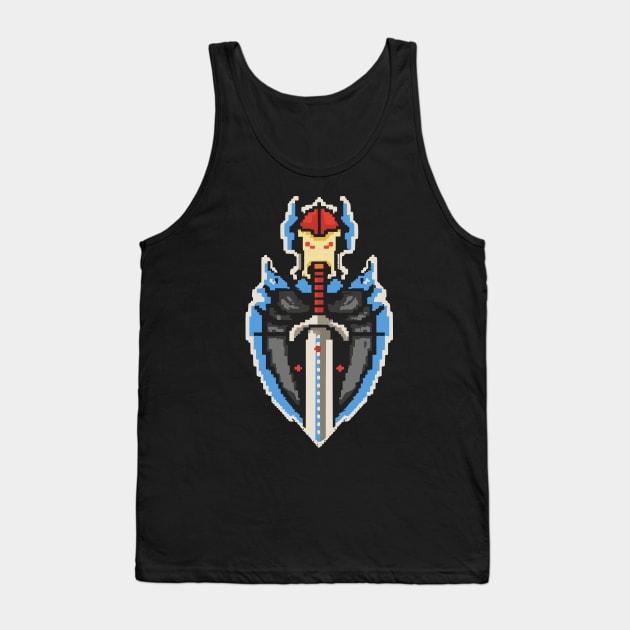 Pixel warrior Sword Tank Top by XYDstore